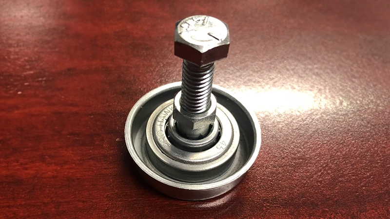 Rodillos de gravedad con inserto stub de 3/8 pulgadas para conveyor