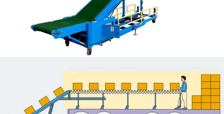 Transportador de carga y descarga